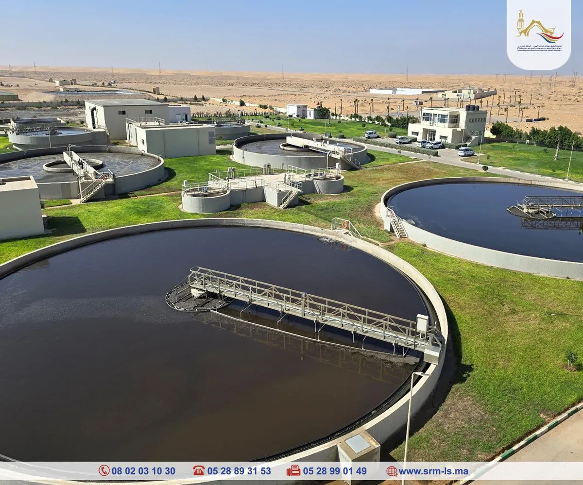زيارة ميدانية لطلبة وأساتذة جامعة UM6P إلى محطة معالجة المياه العادمة بالعيون