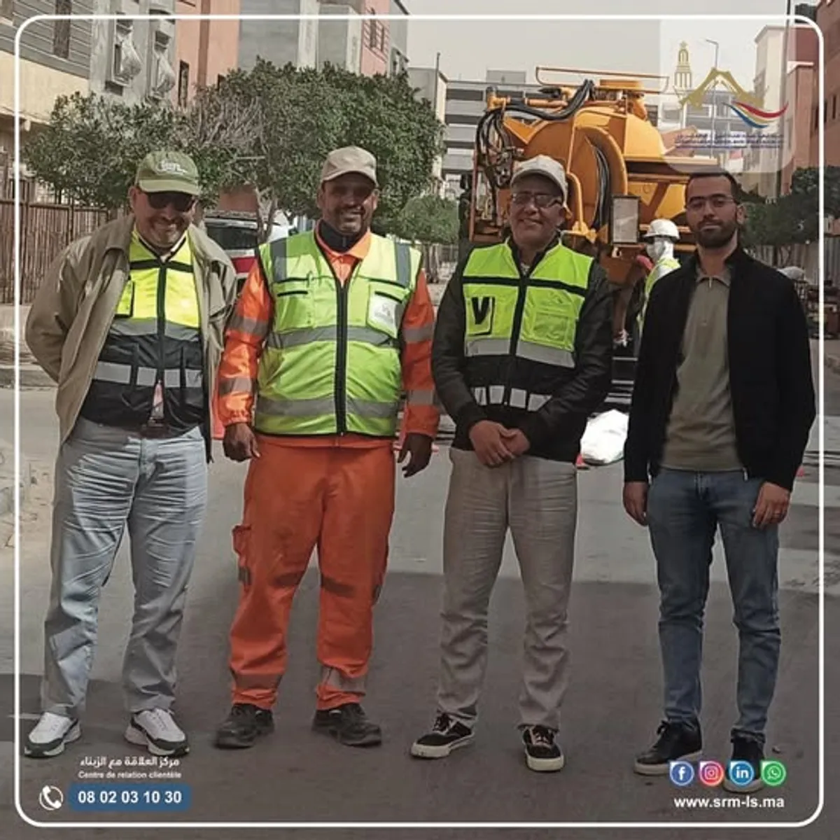 عمليات استباقية لضمان انسيابية شبكة الصرف الصحي وخدمة أفضل لساكنة العيون